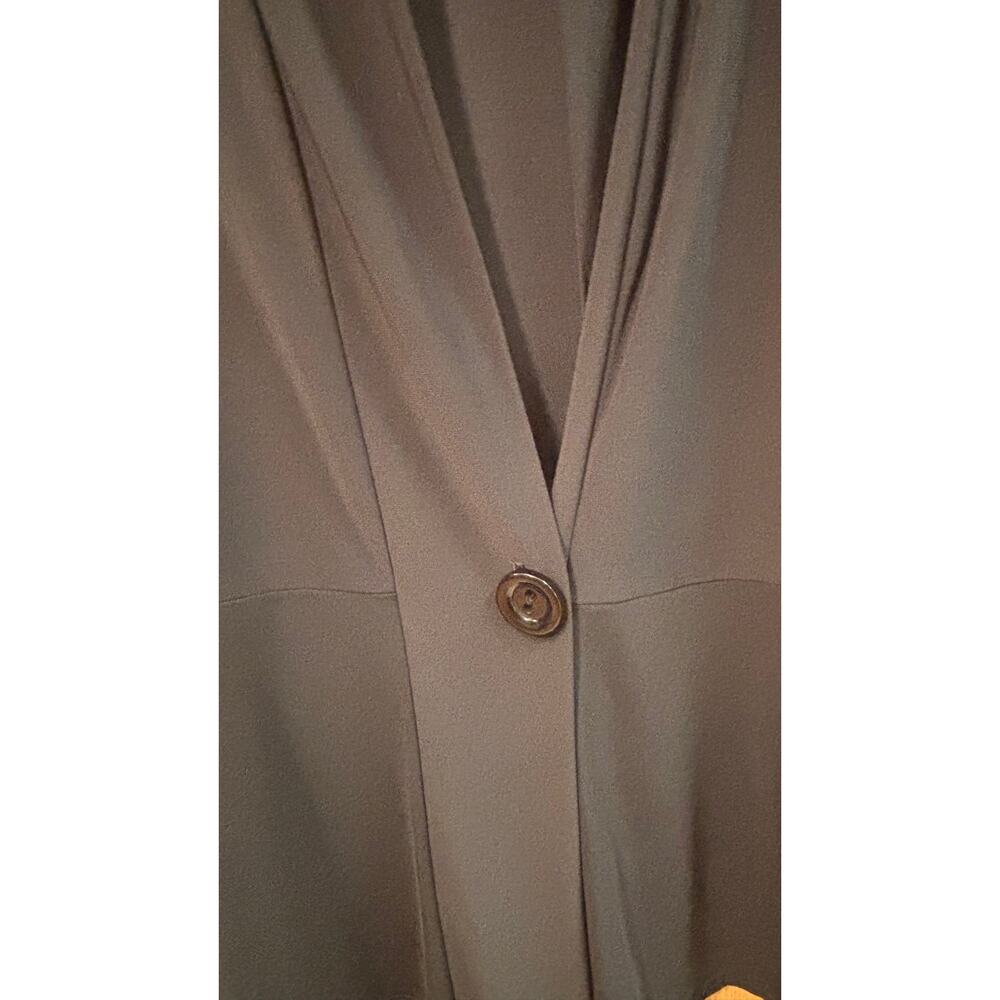 Carol Rose Dressy stretch Cardigan lightweight 3/4 sleeve jacket style top - Picture 4 of 9